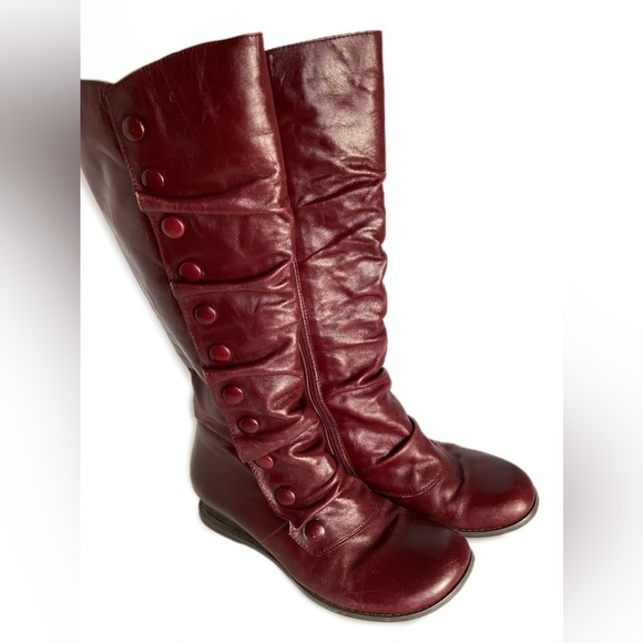 Miz Mooz Bobbi Bloom Boots Victorian Button Style Mid Calf Size 6.5/7 Steampunk - Picture 2 of 16